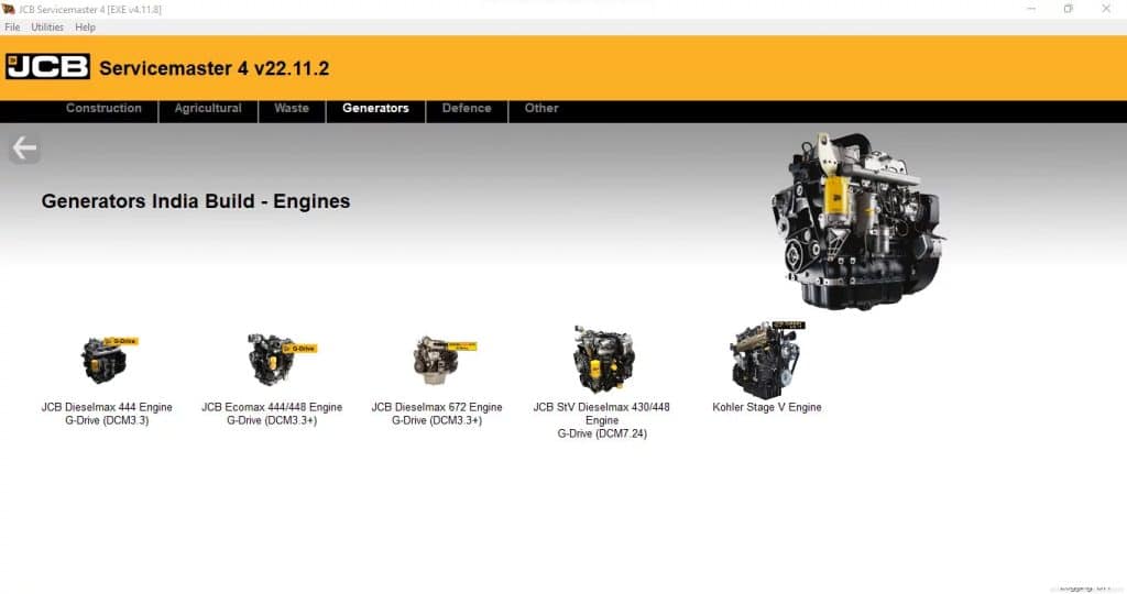 JCB ServiceMaster 4 - V23.5.3 JCB Diagnostic Software