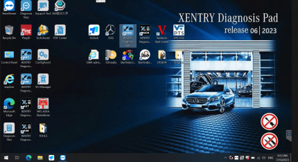 Star C4 SD Connect Diagnostic Adapter & CF-54 Laptop