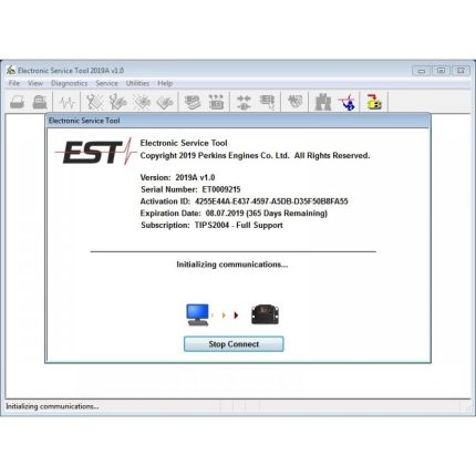 EST 2019B Electronic Service Tool For Perkinss