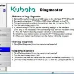 Kubota Takeuchi Diagmaster Diagnostic Software