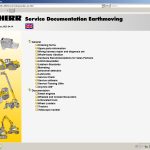 Liebherr Lidos LBH LFR LHB LWT Complete Service Manuals ENGLISH 2024