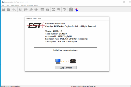 EST 2025A Electronic Service Tool For Perkinss - All Engines Diagnostics Software