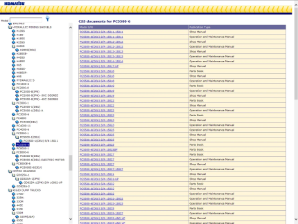 Komatsu CSS 2025 - ALL Service Manuals & Operation and Maintenance Manuals