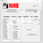 Hiab Factory Password Generator tool 2025 All Passwords Supported: • Calculate temporary SPACE 3000/4000/5000/RD passwords. • Calculate password for changing the SPACE 5000/RD system type.