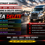 Detroit Diesel DD8 DD13 DD15 DD16 Models ECU Tuning Delete Service