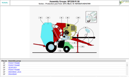 Kubota Attachments EPC Spare Parts Catalogs Software 2021