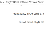 Detroit Diesel Cascadia Ghg17 DD15 MCM ACM EGR DPF Delete Flesh Files