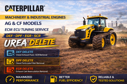 Caterpillar Machinery And Industrial Models ECU tuning