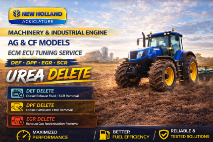 New Holland Machinery & Industrial engine AG & CF Models ECM ECU tuning
