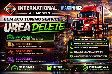 International / Maxxforce ALL Models ECU tuning Service