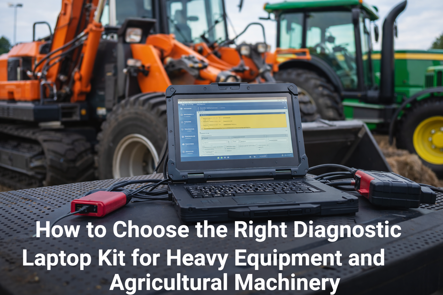 diagnostic laptop kit for heavy equipment