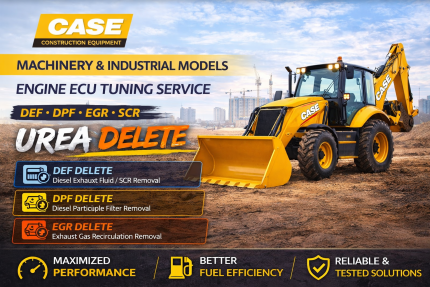 Case Machinery & Industrial Models Engine ECU Tuning Service
