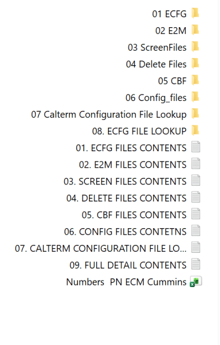 Delete FILES For Cummins Update 04.2022